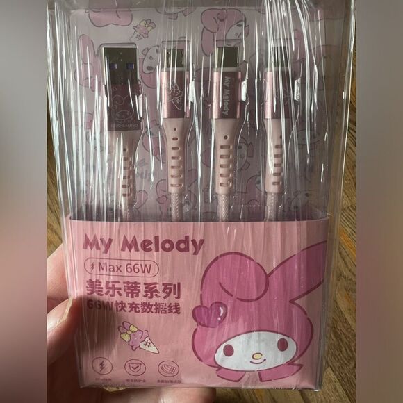 Sanrio My Melody USB Cell Charger Set - Picture 5 of 8